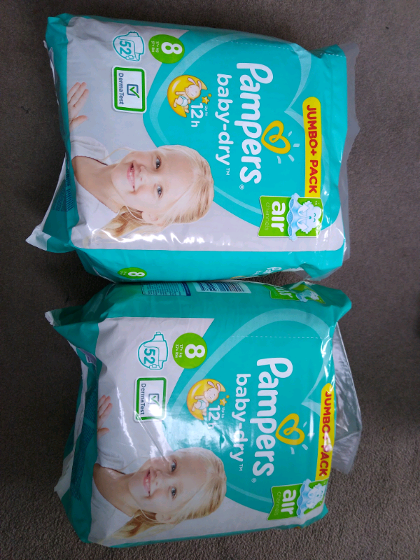 pampers baby dry size 8